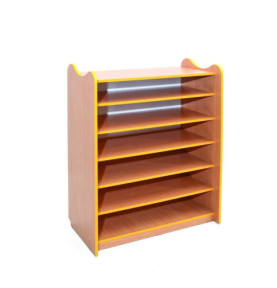 Double-sided display shelf